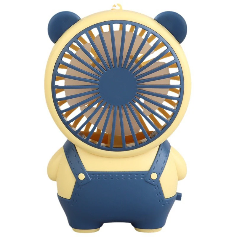 新しい漫画ハンドヘルド三速ミニ USB 充電式小型ファンデスクトップ夏の寮オフィス屋外ポータブルに適しています