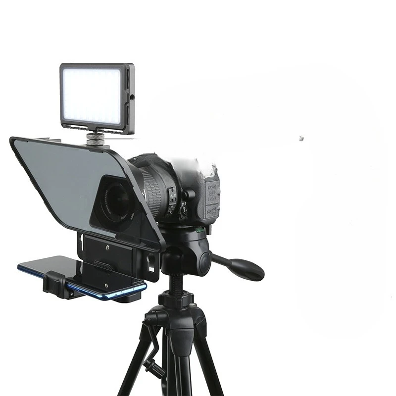 

Micro single teleprompter Small portable Internet celebrity live interview recording subtitle prompt