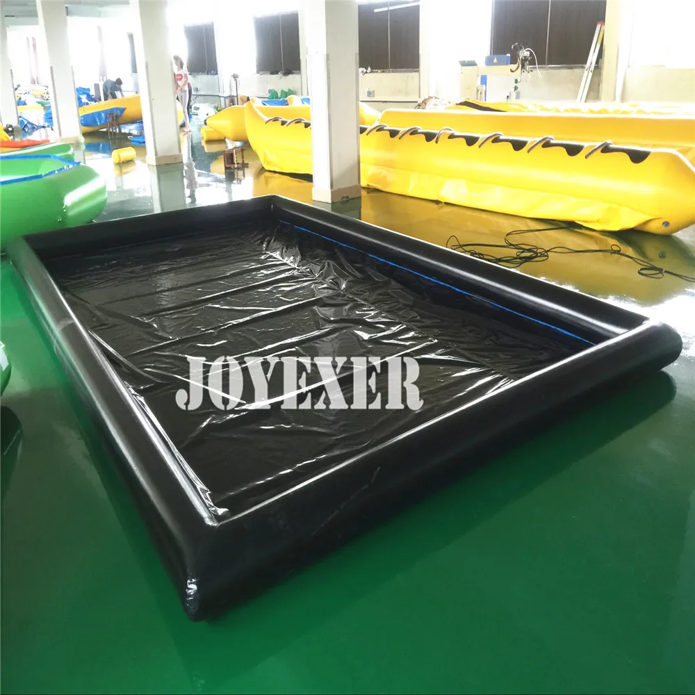 Water Reclamation System Inflatable Car Wash Mat Water Containment Mat For Car Cleaning