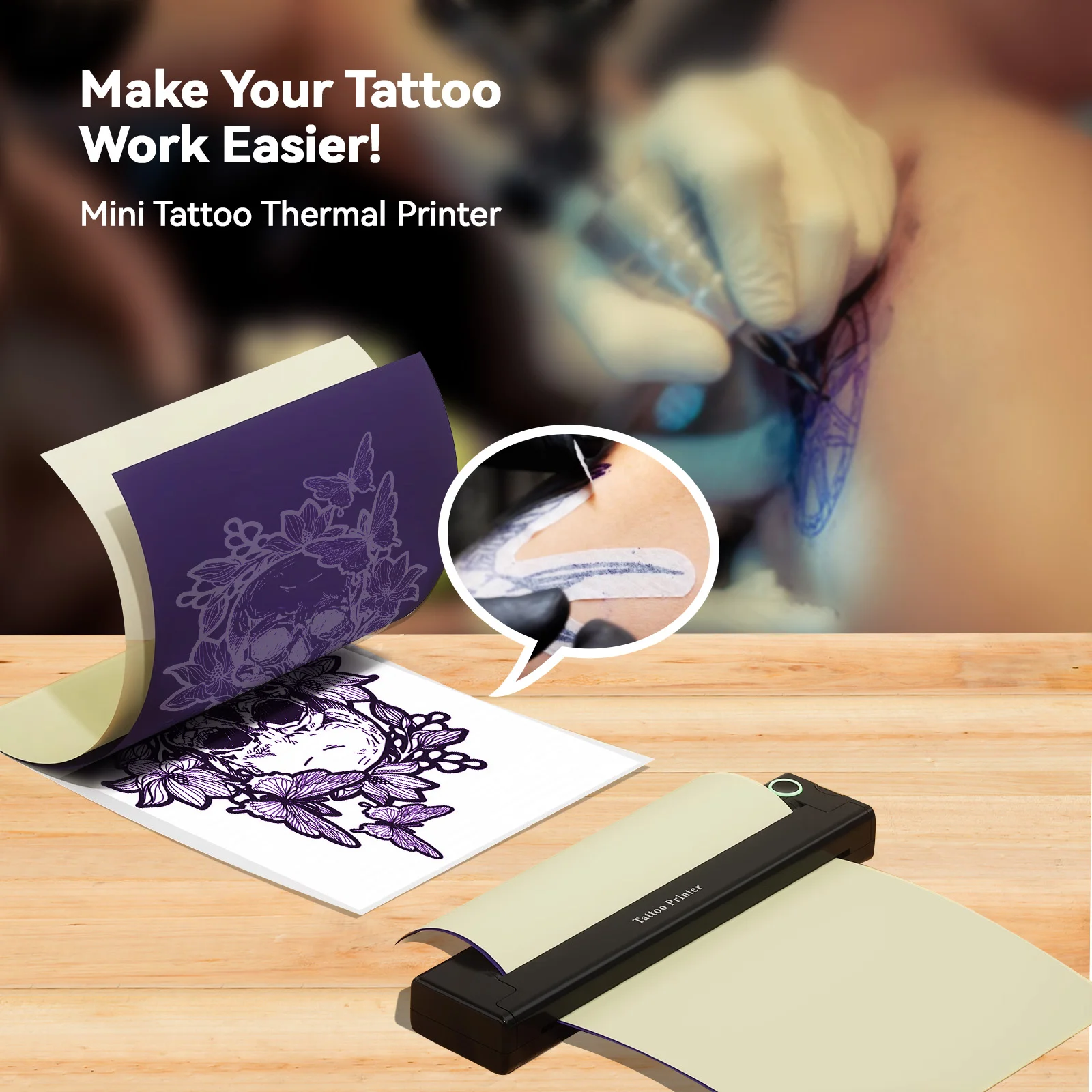 Portable A4 Thermal…