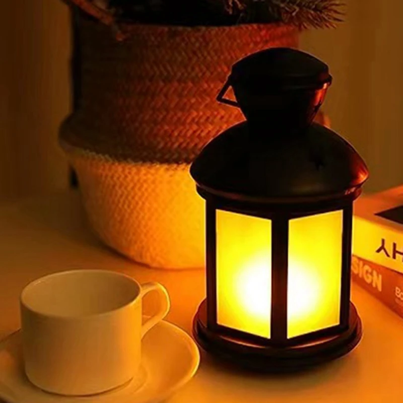 TKOH-Retro เปลวไฟกลางแจ้ง Camp เต็นท์ Night Light แสงการถ่ายภาพ Props ของขวัญ