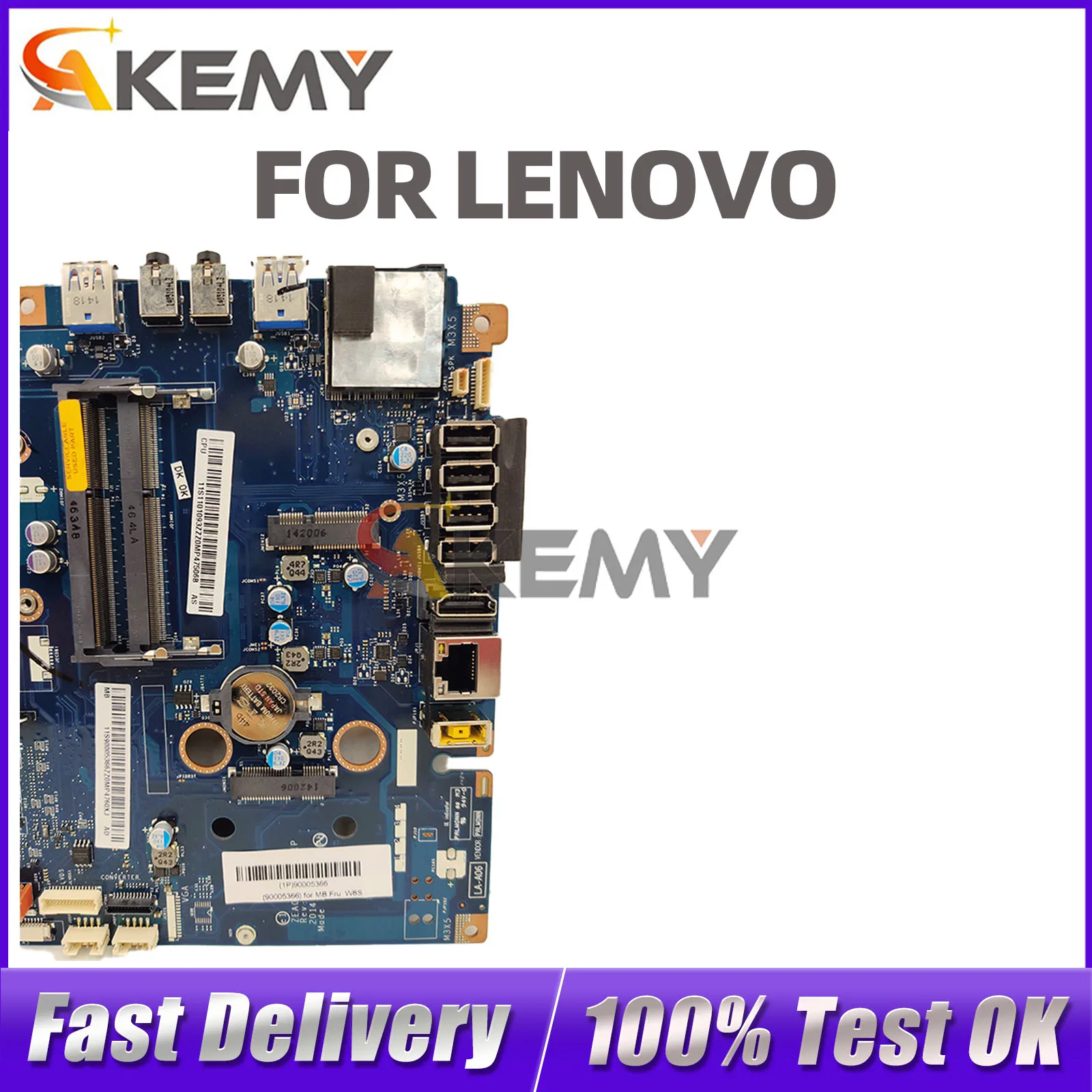 

For LENOVO ThinkPad E31-80 500-13ISK LA-D061P Notebook Motherboard i3 i5 i7 6th Gen CPU V2G 100% Tested Fully Work