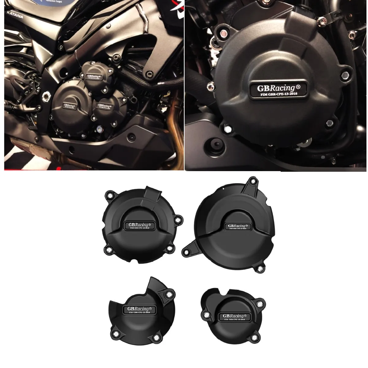 FOR SUZUKI GSX-S1000 GT F GSX-S950 L5-M4 15-24 KATANA L9-M2 Engine Protective Cover Engine Cover Protection Set Swing arm Spool