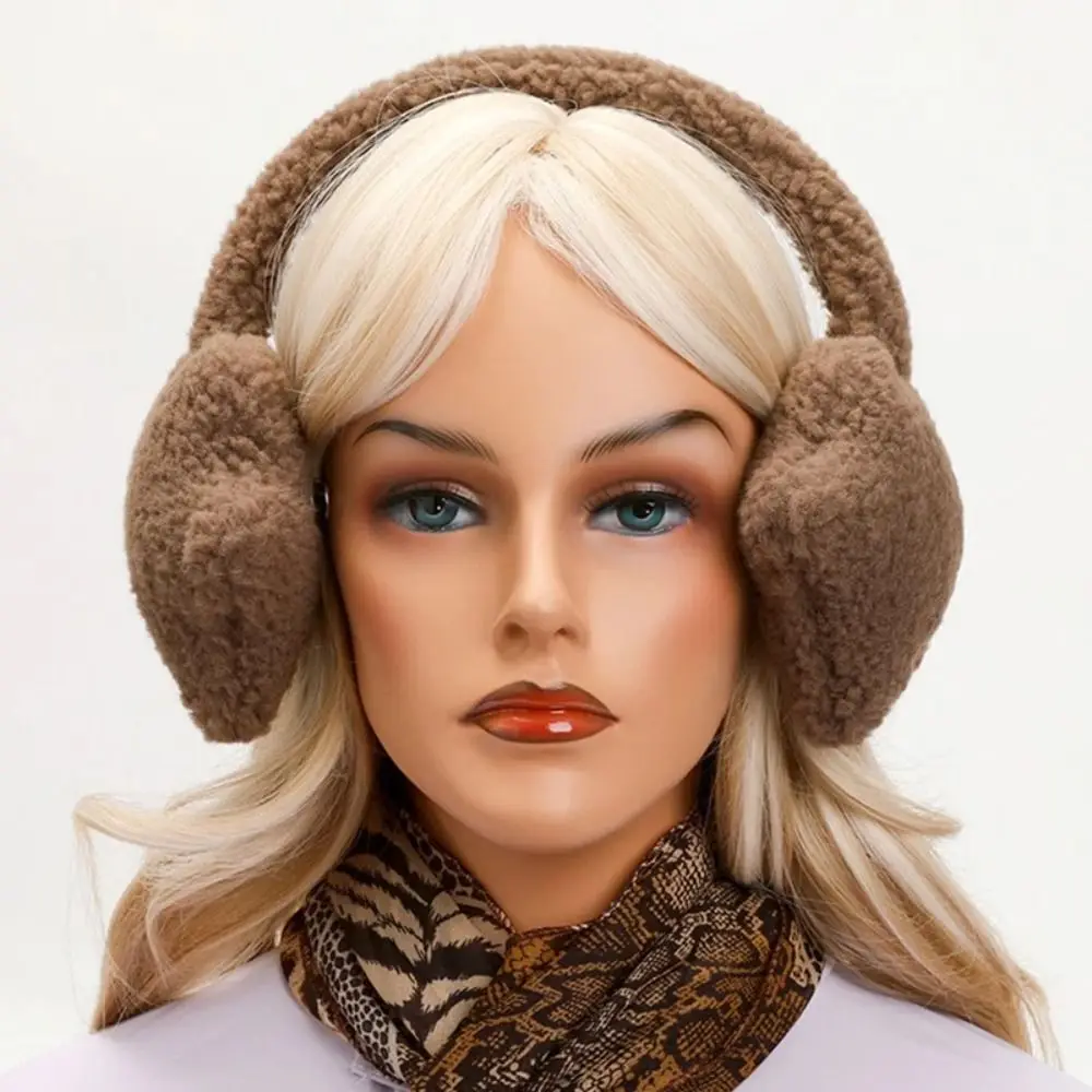 2025 Warm Earmuff Solid Color Fluffy Earflap Soft Stars Shape Earplugs