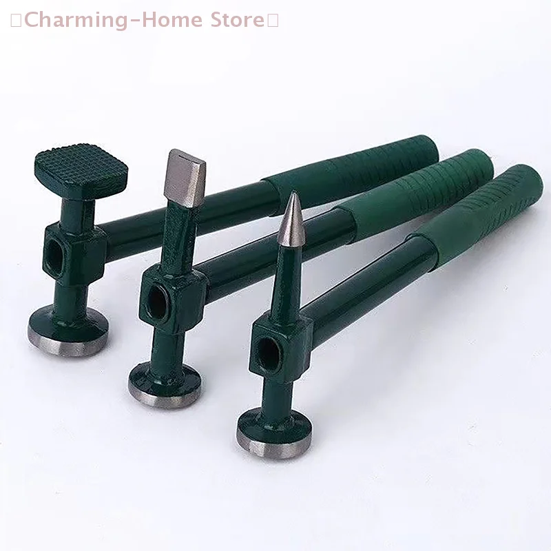 【M】Car Sheet Metal Hammer Auto Body Metal Repair Panel Beating Hammer Dent Beater Bumping Hammer For Car Body Repair Tools