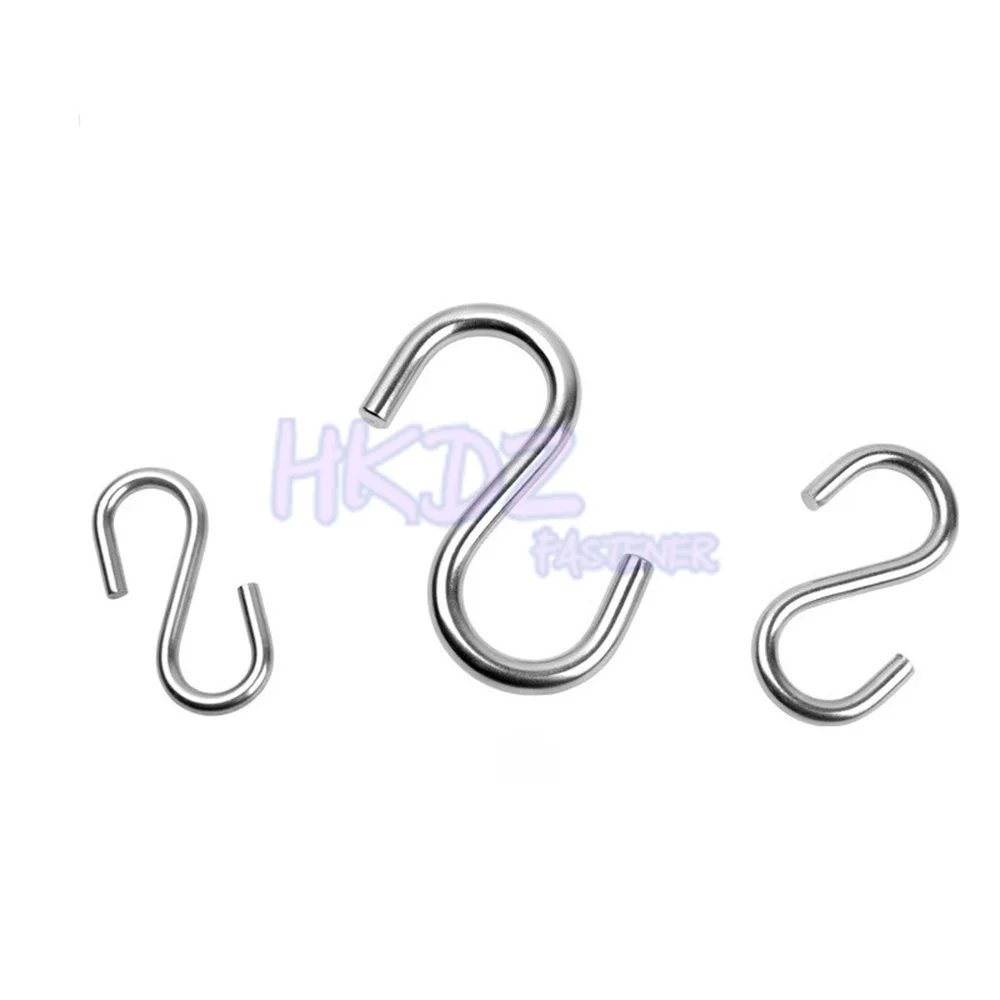 304 Aço Inoxidável Multi-function Railing S Hanger Hook, Fecho Titular Ganchos, Ferramentas de Armazenamento Penduradas, Cozinha e Quarto