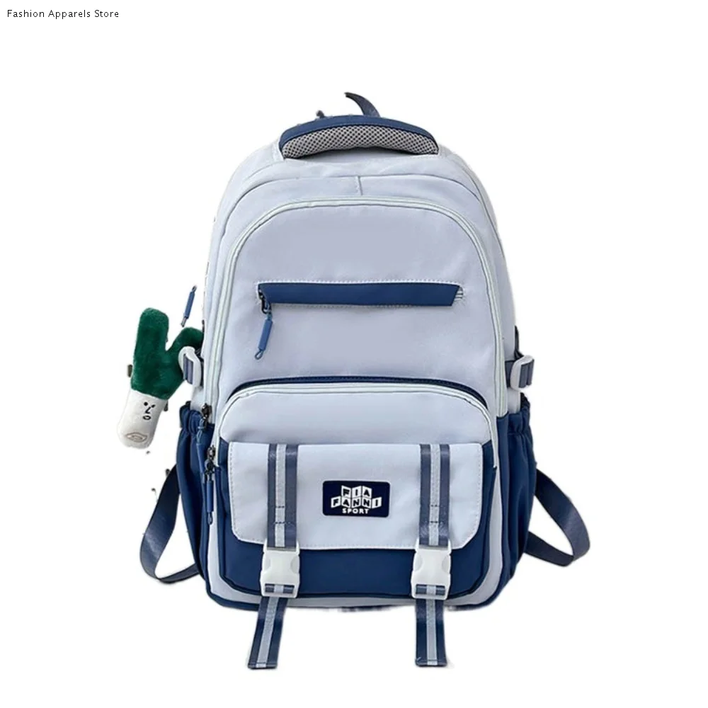 

Multi-function Nylon Large Student School Bag Waterproof Capacity Backpack Korean Style Leisure Schoolbag College Student