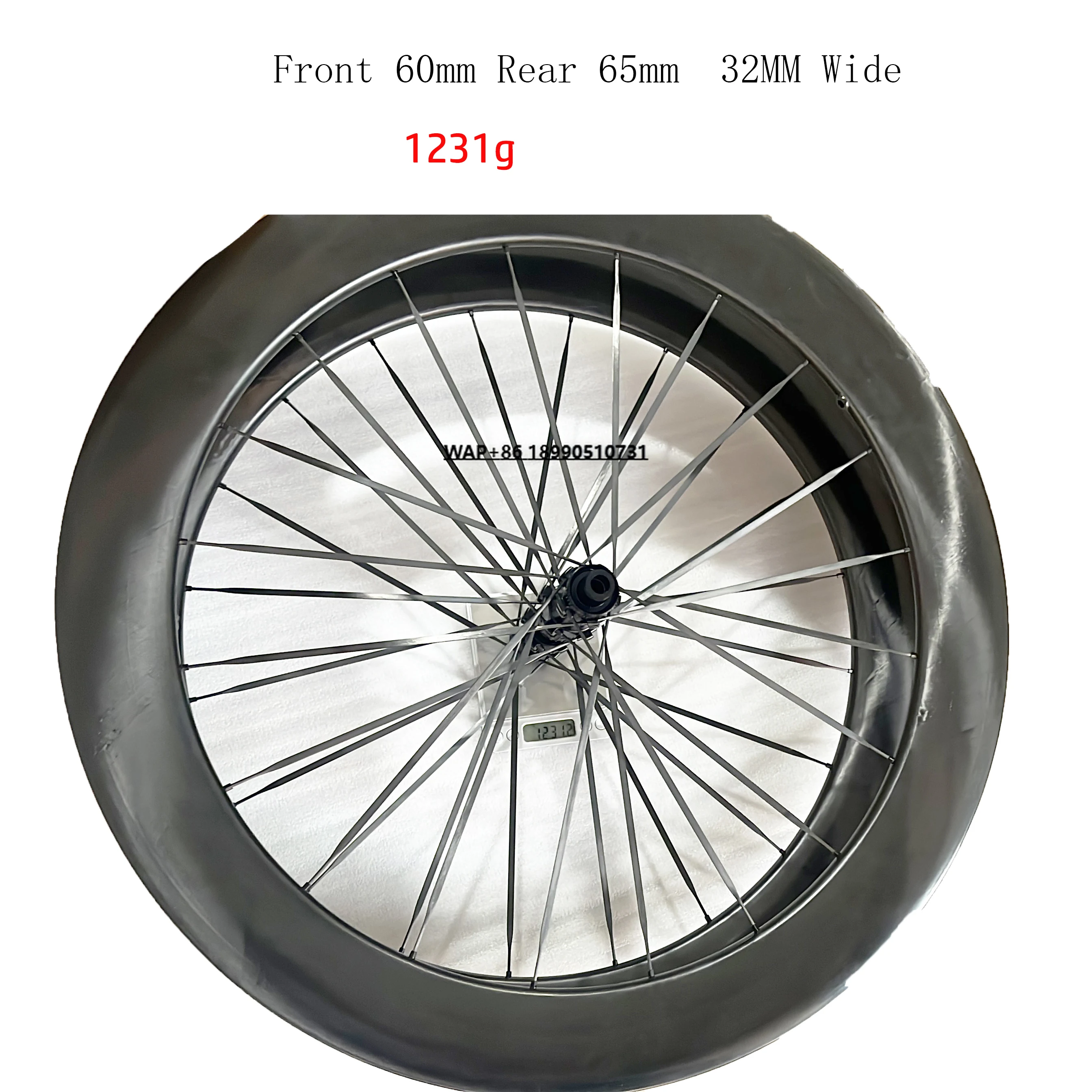 

DFS Carbon Spoke Road Bike Carbon Wheels 700C 60/65mm Depth Lighter Bicycle Racing Wheelset 40/45/50mm Cycle Wheels 32mm Wide