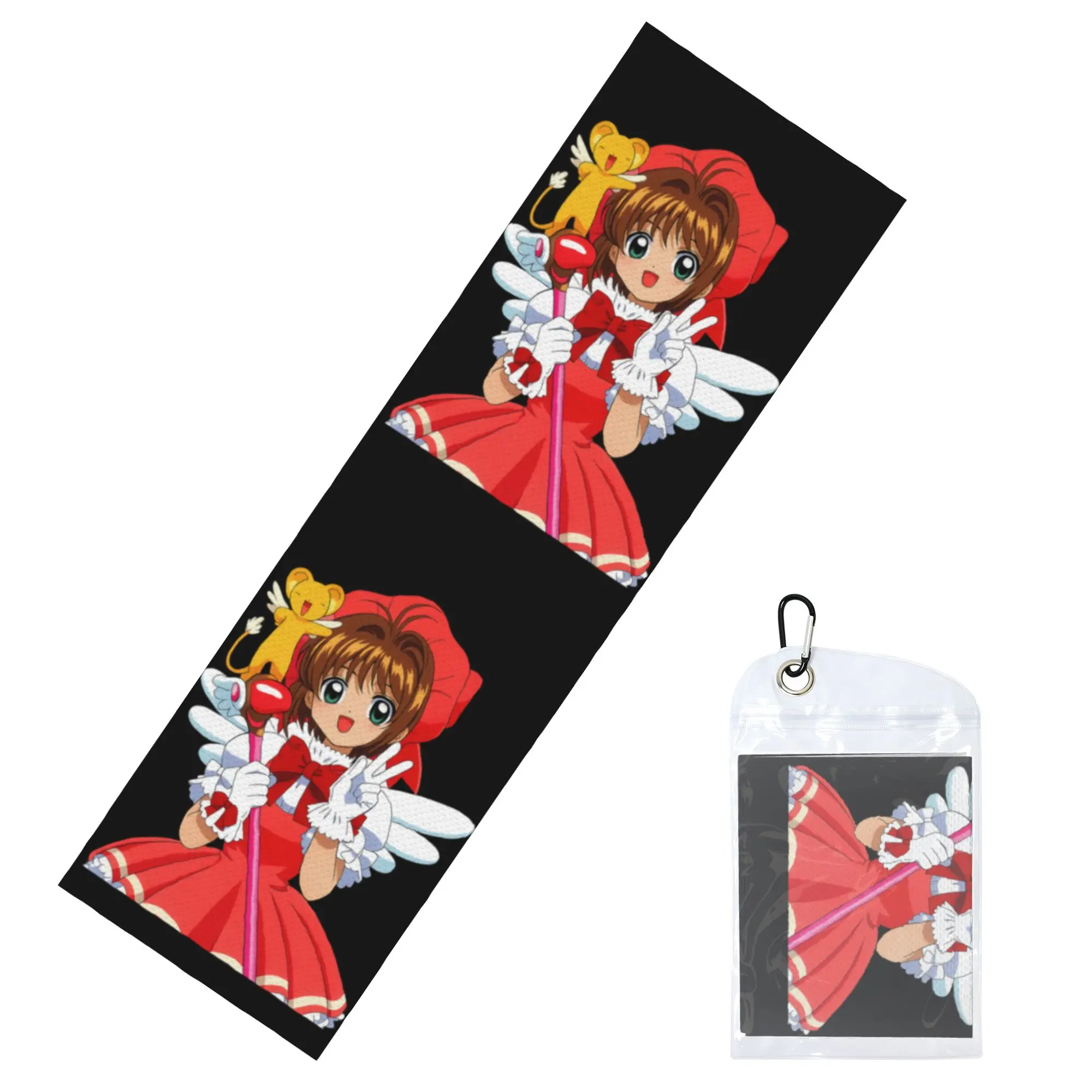 Cardcaptor Magical Girl Comics Sakura Cold Exercise Towel  Yoga And Fitness Running Outdoor Activities Travelling Camping Towels
