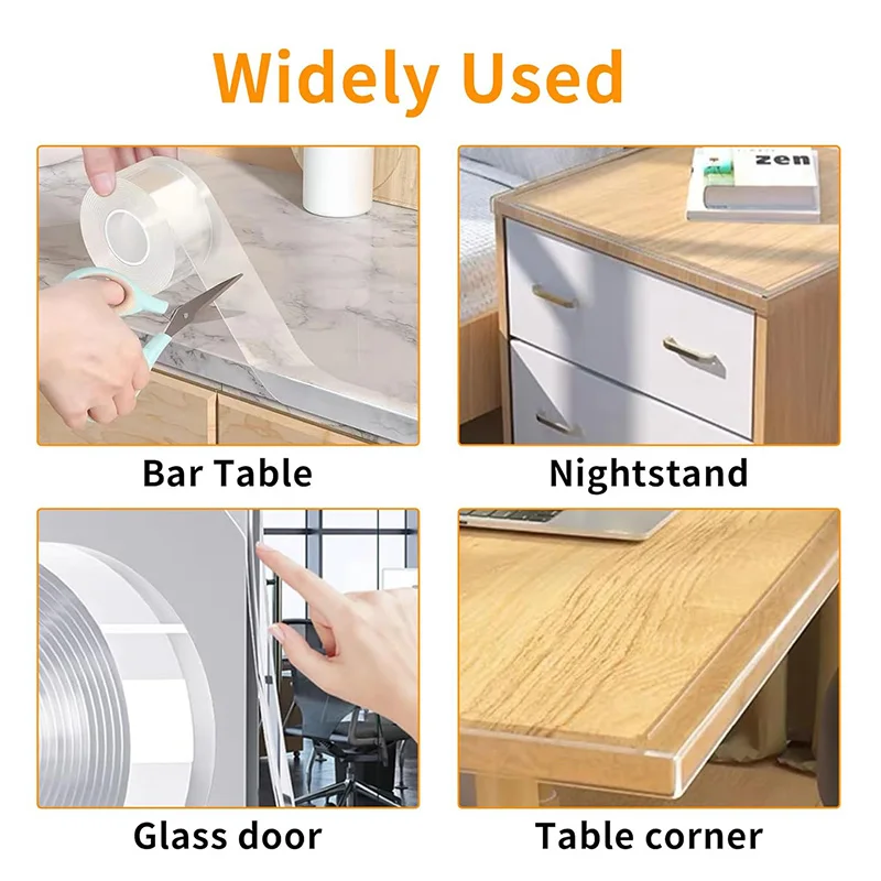 

Nano tape strongly thickens waterproof and oil-proof kitchen tape anti-collision sealing tape for table corners and wall corners