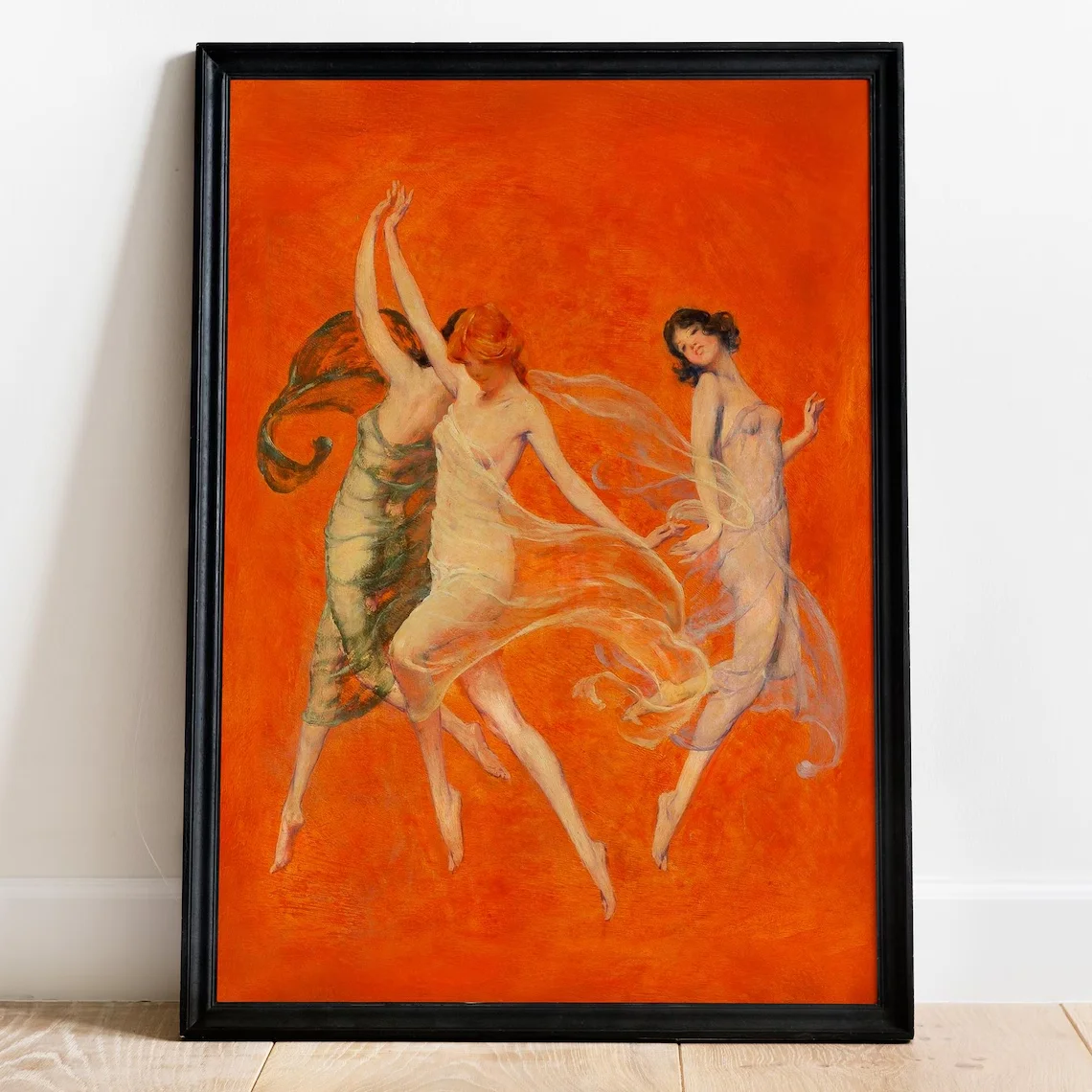 Warren B. Davis - Dance of Three Muses Art Print, Museum Quality Fine Art Print