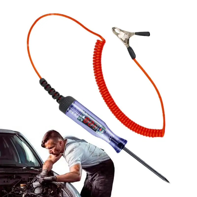 Automotive Test Light 3V-120V Circuit Tester Pen For Auto High-Definition Detection Tool For Industrial Equipment Repair Car