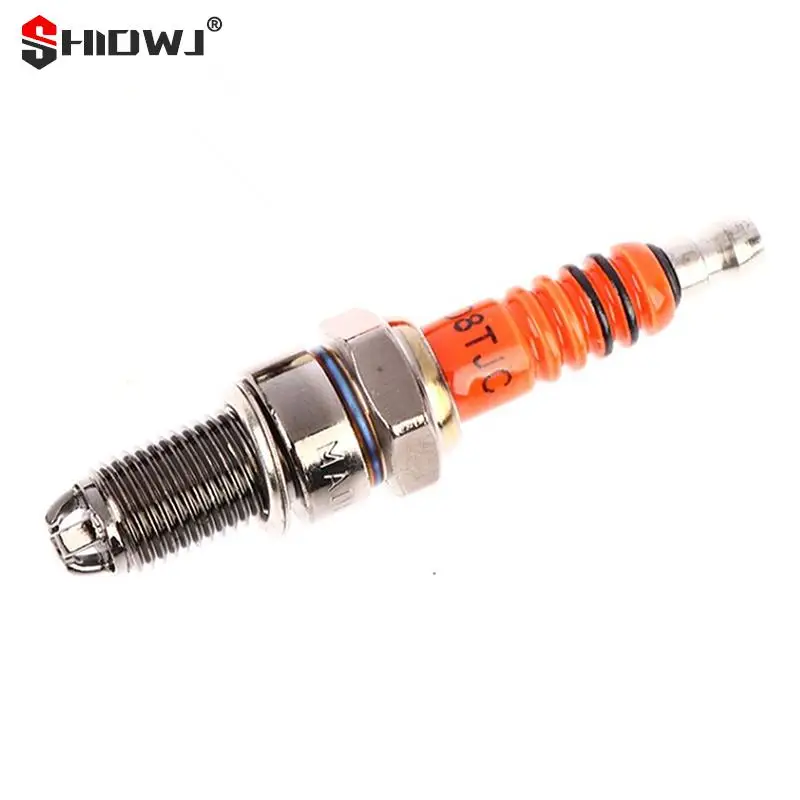 

1pc High Performance Motorcycle Spark Plug D8TJC Three-jaw Motorcycle Plug Ignition Modification Spark Plug