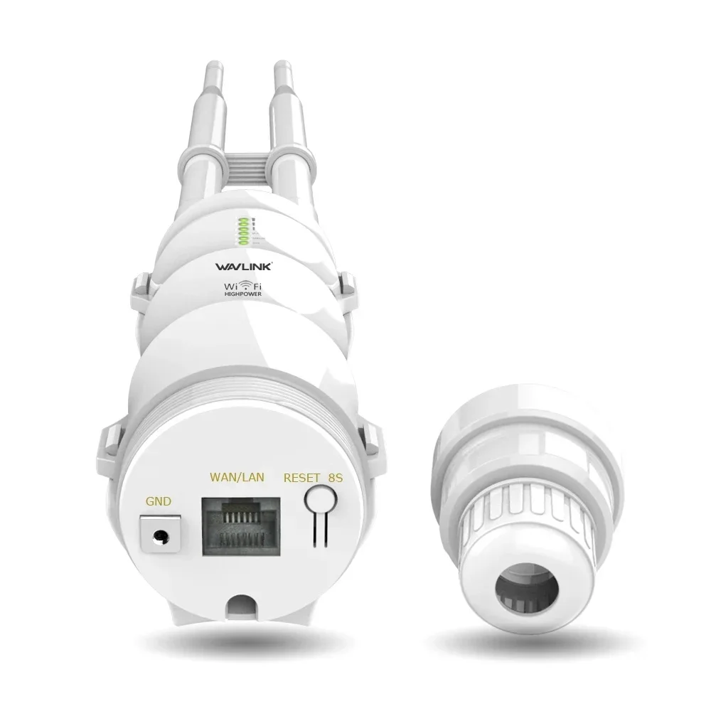 Imagem -05 - Repetidor sem Fio ao ar Livre Alta Potência à Prova de Intempéries 30dbm 2.4g 5g Antena Destacável Extensor Wifi Wavlink-ac600