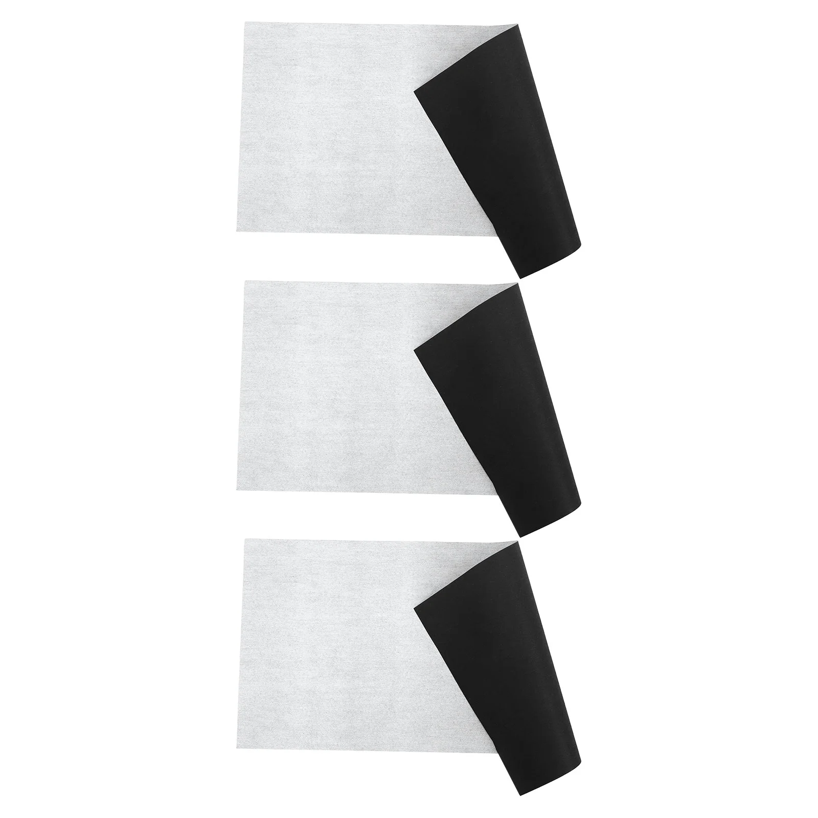 3pcs Blank Water Writing Cloth Reusable Imitation Rice Paper Calligraphy Practice Sheets Smooth Writing Portable