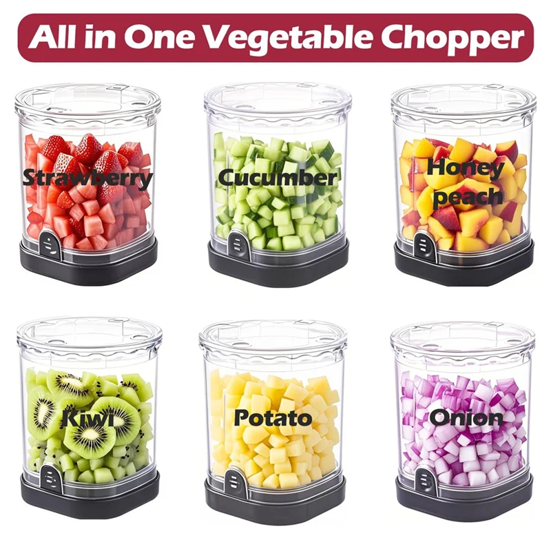 JHD Speed Manual Kitchen Gadge - Veggie Chopper Cup ulasan dan harga