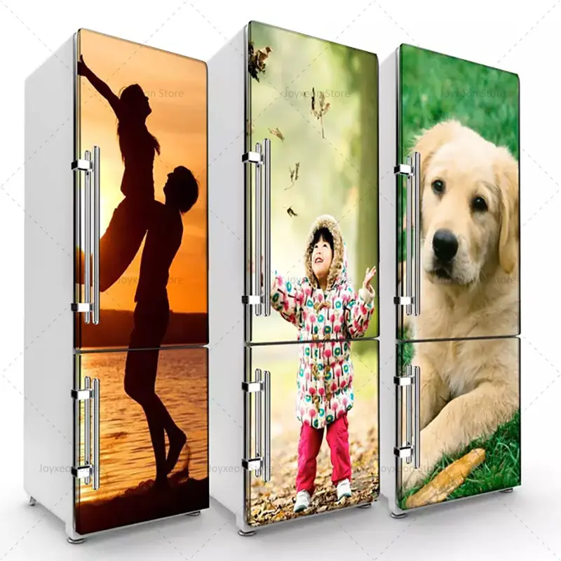 New Refrigerator Stickers To Beautify The Appearance PVC Waterproof and Oil-proof Kitchen Decoration Refrigerator Stickers