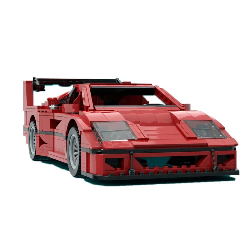 

Building Block MOC-179306 Racing F40 LM Roadster V2 Building Block Model 1158PCS Kids Toys Boy Birthday Gift Christmas DIY Gifts