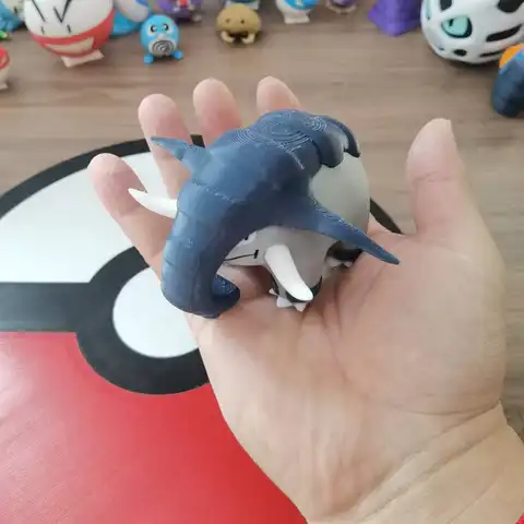 애니메이션 Donphan Phanpy 액션 피규어 비율 세계 1:20 Diy 3D 인쇄 귀여운 캐릭터 데스크탑 컬렉션 모델 어린이 선물