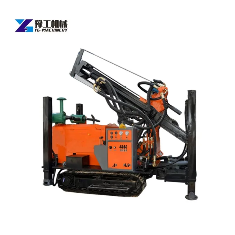 DTH Borehole Drilling Machine Water Well Drilling Rig With RC Jack Hammer
