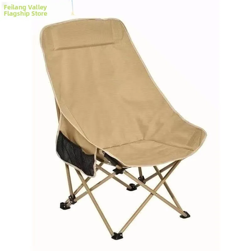 Portable Folding Canvas Chair Outdoor Beach Leisure Chair Backrest Chair Camping Travel Gear Low Back Support Lightweight view 5