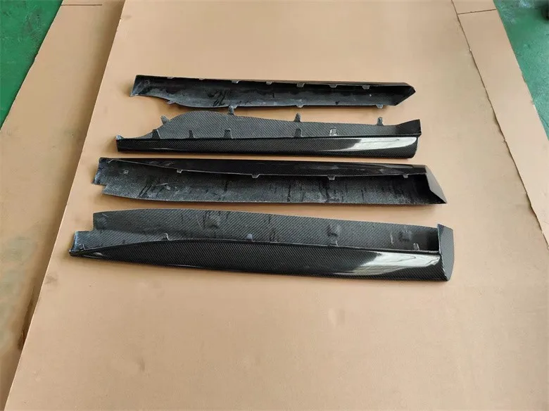 OEM نمط ألياف الكربون طقم الجسم 540C 570S ترقية الجانب الوفير تنورة طويلة الفاصل الجانب تنورة ل ماكلارين أداء محسن