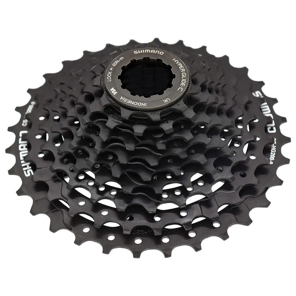 SHIMANO CN-HG53 9 Speed Bike Chain CS-HG200-9 11-32T/34T/36T Cassette Sprocket for MTB Bike Original Bicycle Parts