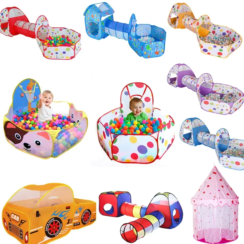 8 Styles Foldable Children's Toys Tent For Ocean Balls Kids Play Pool Outdoor  Large Space for Baby Infant Game Pit