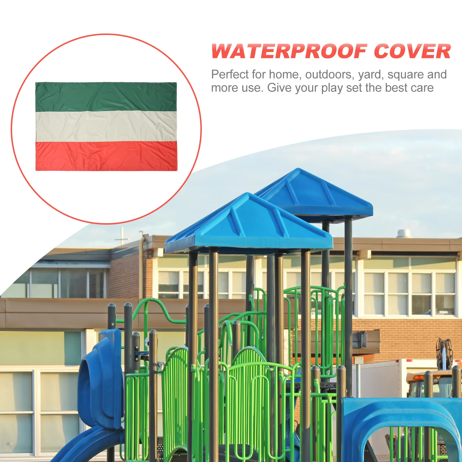 

1 шт., сменный брезент, прочный, водонепроницаемый, толстый, с посеребренным покрытием, защита от солнца, уличный игровой набор, навес