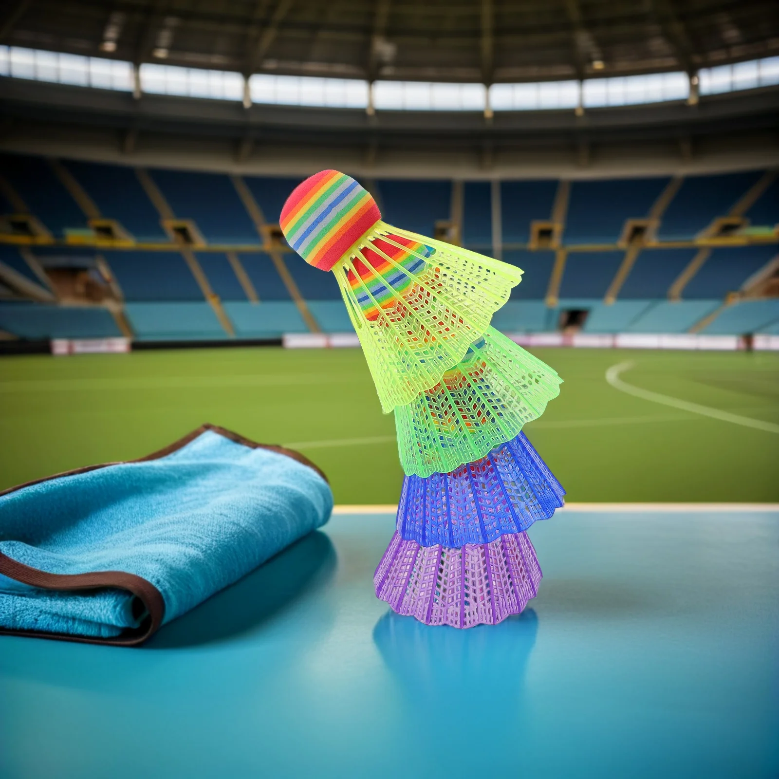 

32 Pcs 's Colored Badminton Accessories Multipurpose Indoor Shuttlecock