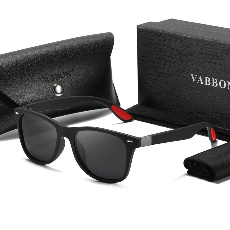 نظارات Vabbon Classy الكلاسيكية للرجال نظارات شمسية مستقطبة عصرية للاستخدام الخارجي مضادة للأشعة فوق البنفسجية للقيادة وصيد الأسماك، هدية مميزة P061