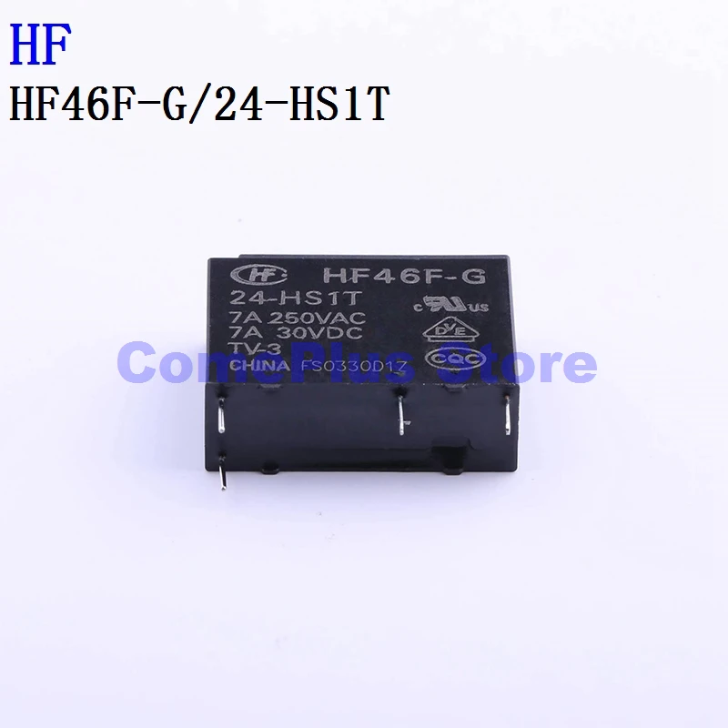 Imagem -03 - Relé hf 46f-g 5-hs1t do Poder do hf 5v 12v 24v Pcs