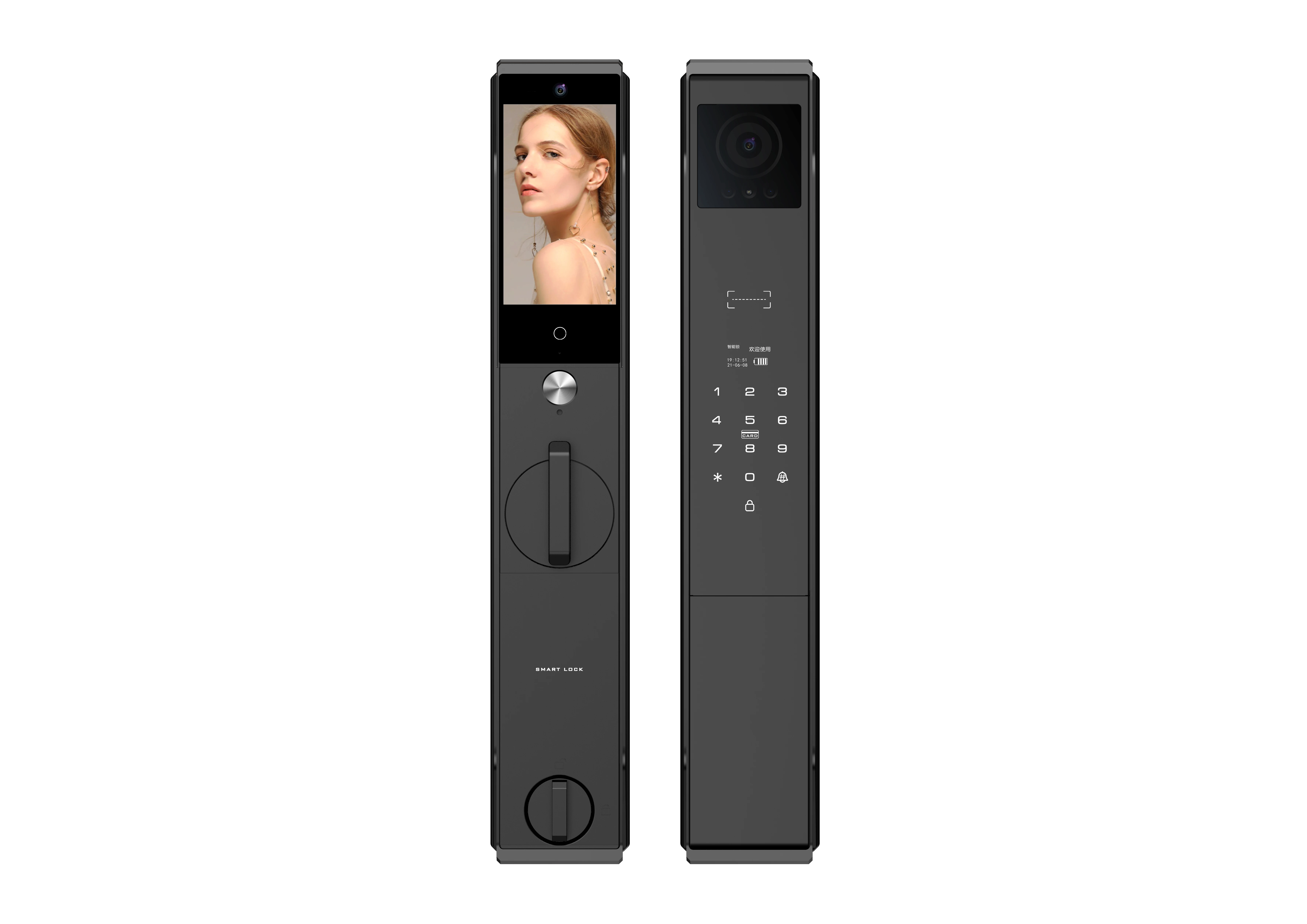 Picture 6: Smart Lock for Wood Door Electric Smart Digital Security CameraAutomatic Face Fingerprint Recognition Video Intercom Wifi