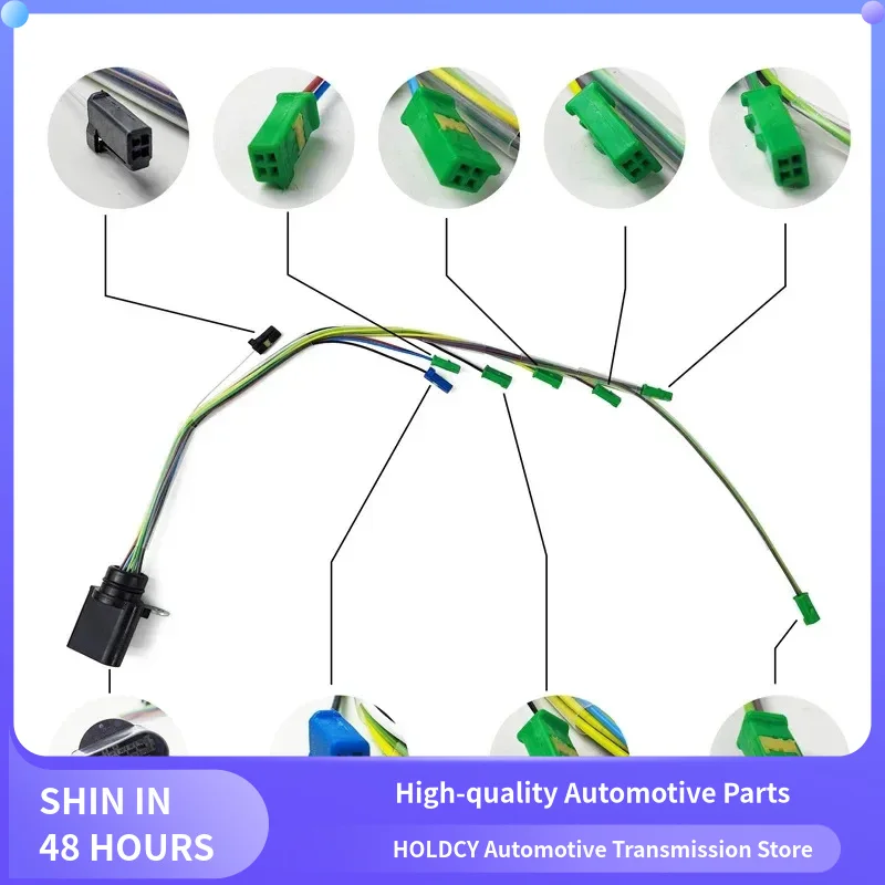 For Audi Q7 For VW Touareg Repa 2PCS 09D 927363 G 09D. 927363 09D 6 Speed Transmission Gearbox Internal Harness (6Pins 14Pins)