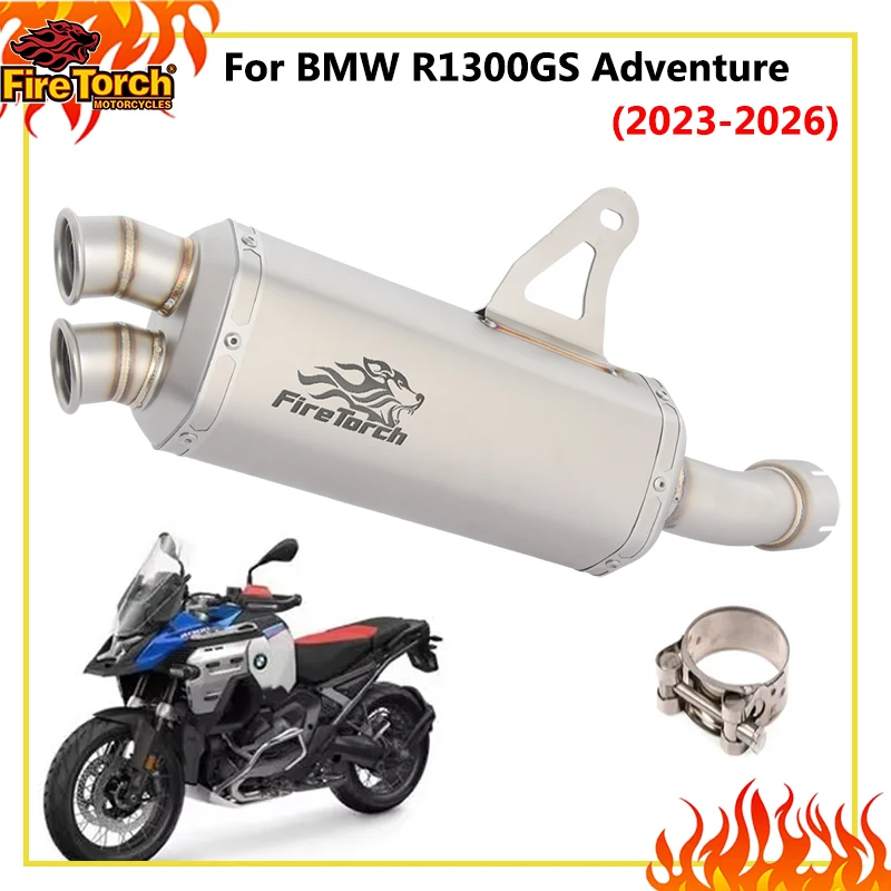 

Slip On For BMW R 1300 GS Adventure R1300GS ADV 2023 - 2025 Motorcycle Exhaust Systems Mid Link Pipe Escape Muffler DB Killer