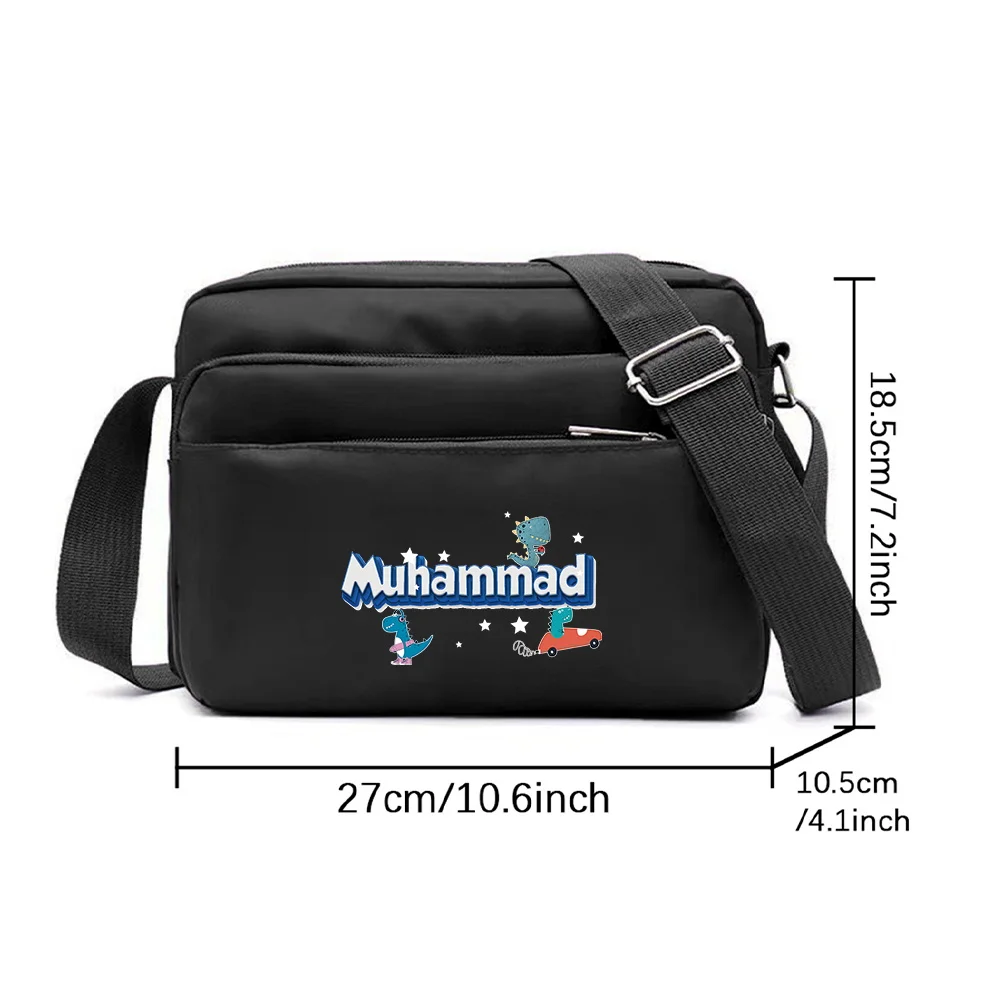 Customized Name Portable Multi-layer Travel Leisure Simple Storage Bag Single Shoulder Crossbody BagCustomized Product