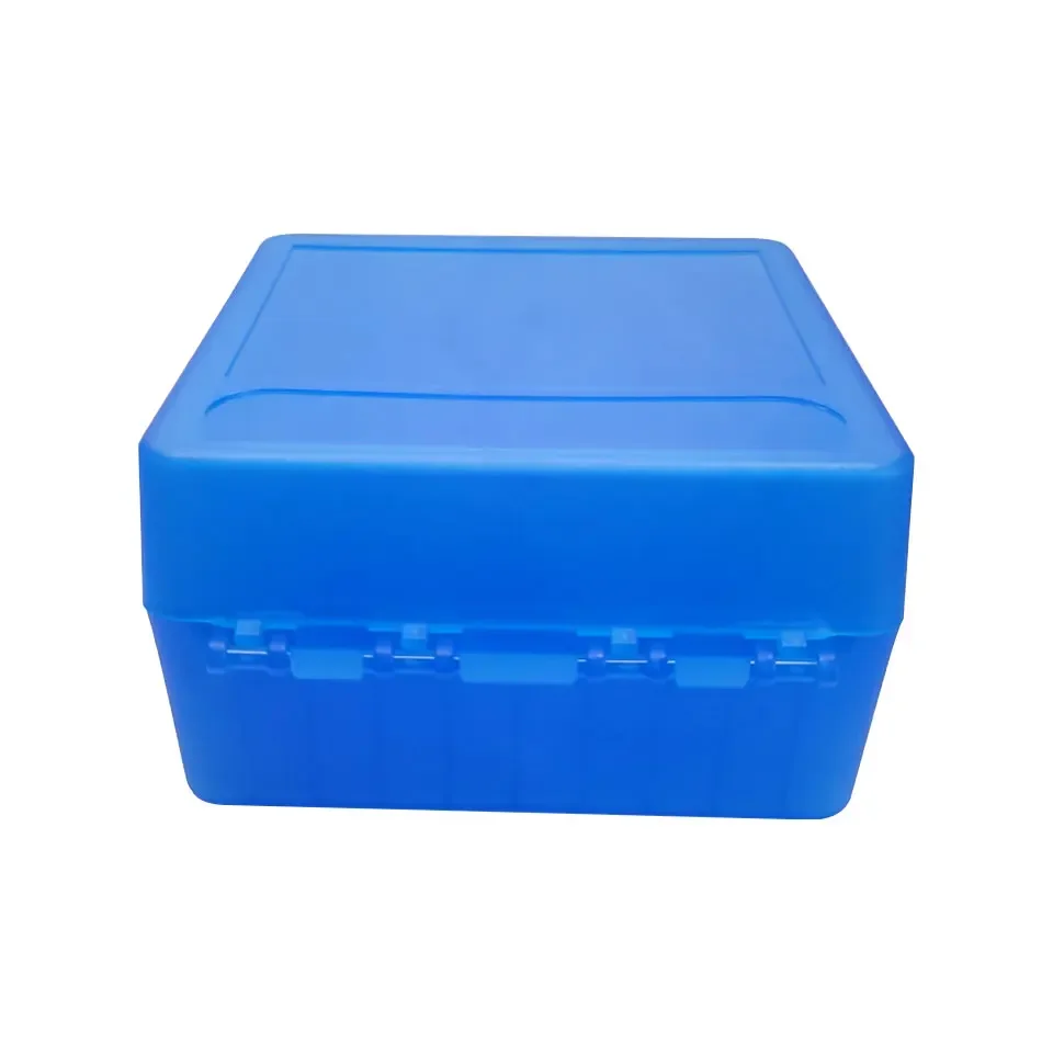 100 Rounds .223/5.56 Rifle Ammo Box Bullet Shell Holder Box Rifle Cartridge Storage Case Ammo Can Tactical Hunting Accessories