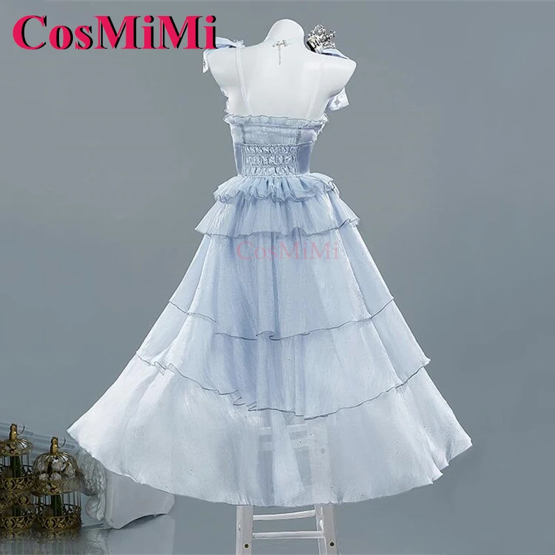 CosMiMi Game NIKKE الزجاج الأميرة تأثيري حلي جميلة حلوة فستان أنيق المرأة كرنفال حفلة لعب الأدوار الملابس XS-L جديد