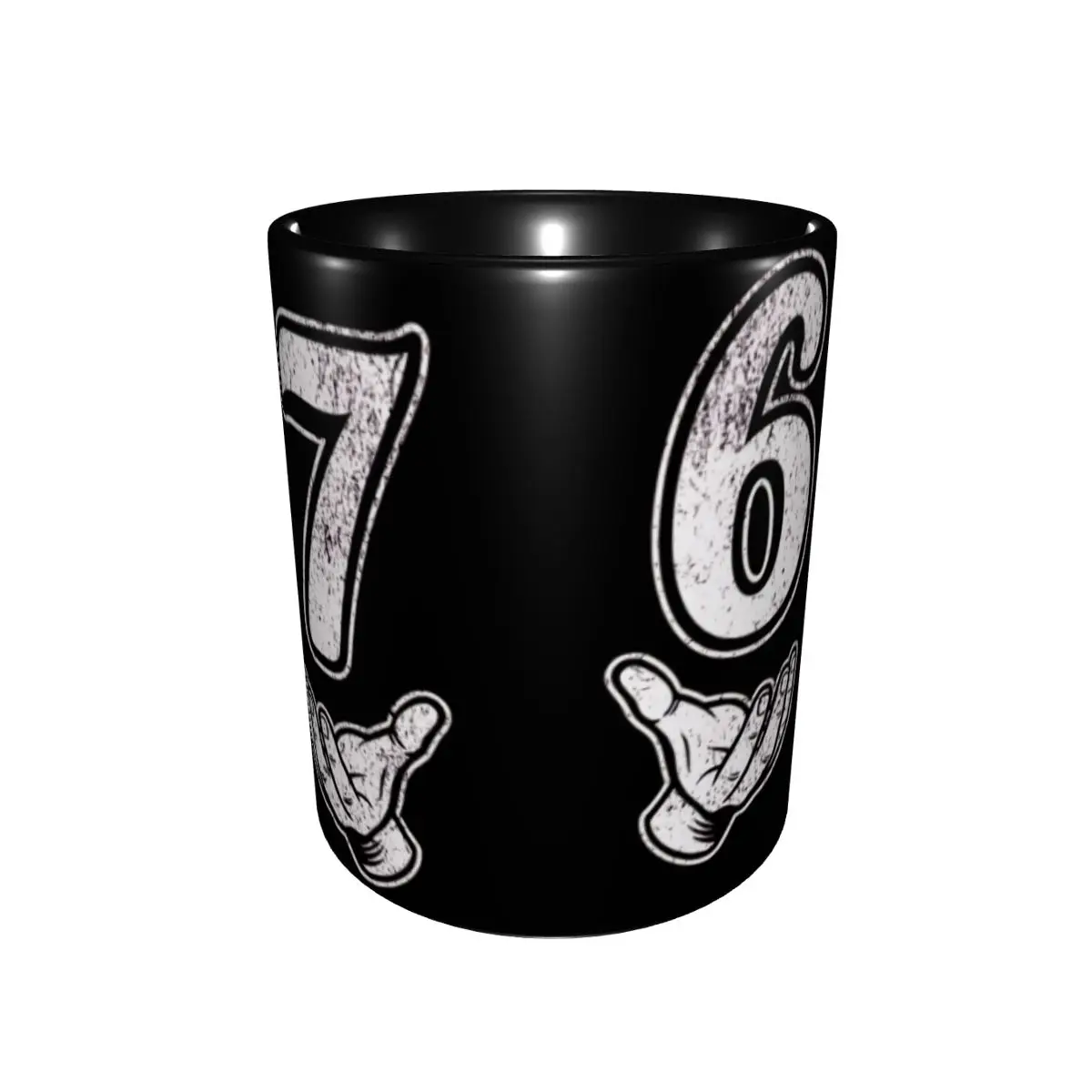 Santa 67 Christmas 6 7 Meme Gen Alpha Meme Six Seve Mugs Cute Coffee Cup Gift For Women Men