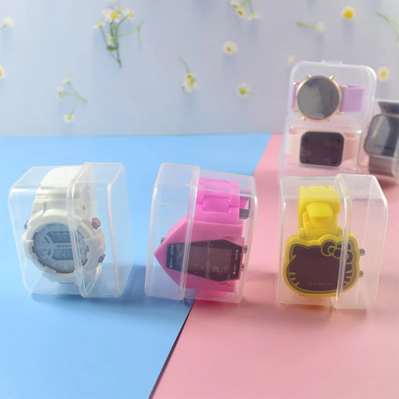 1Pcs Portable Storage Box Single Watch Travel Case Shockproof Impact Resistant For Smart Watch Wristwatch Daily Outdoor Carry