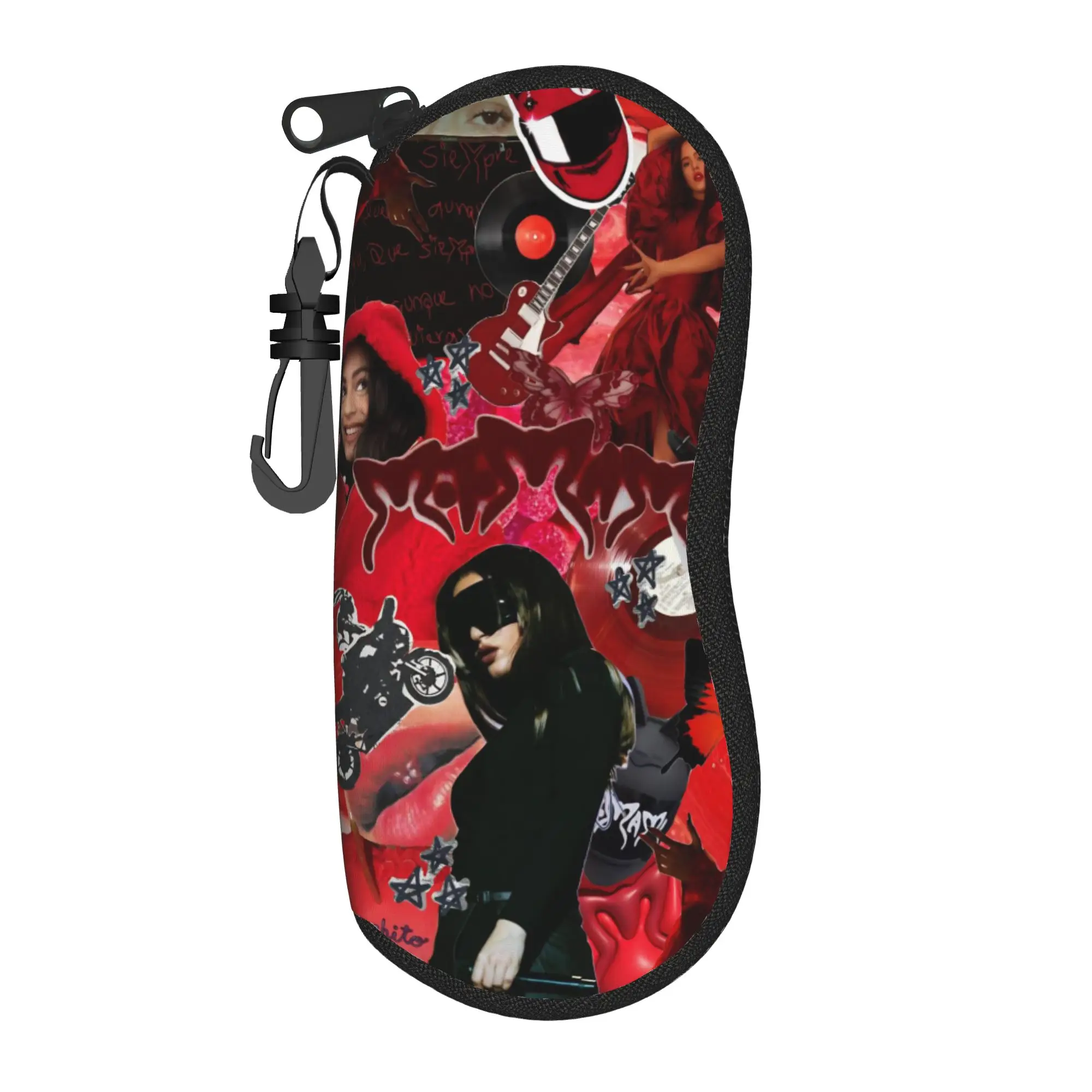 Rosalia LUX Tour 2026 Glasses Case Gifts For Girl Boy  Zipper  Eyewear Storage Box Cute Eye Contacts Case