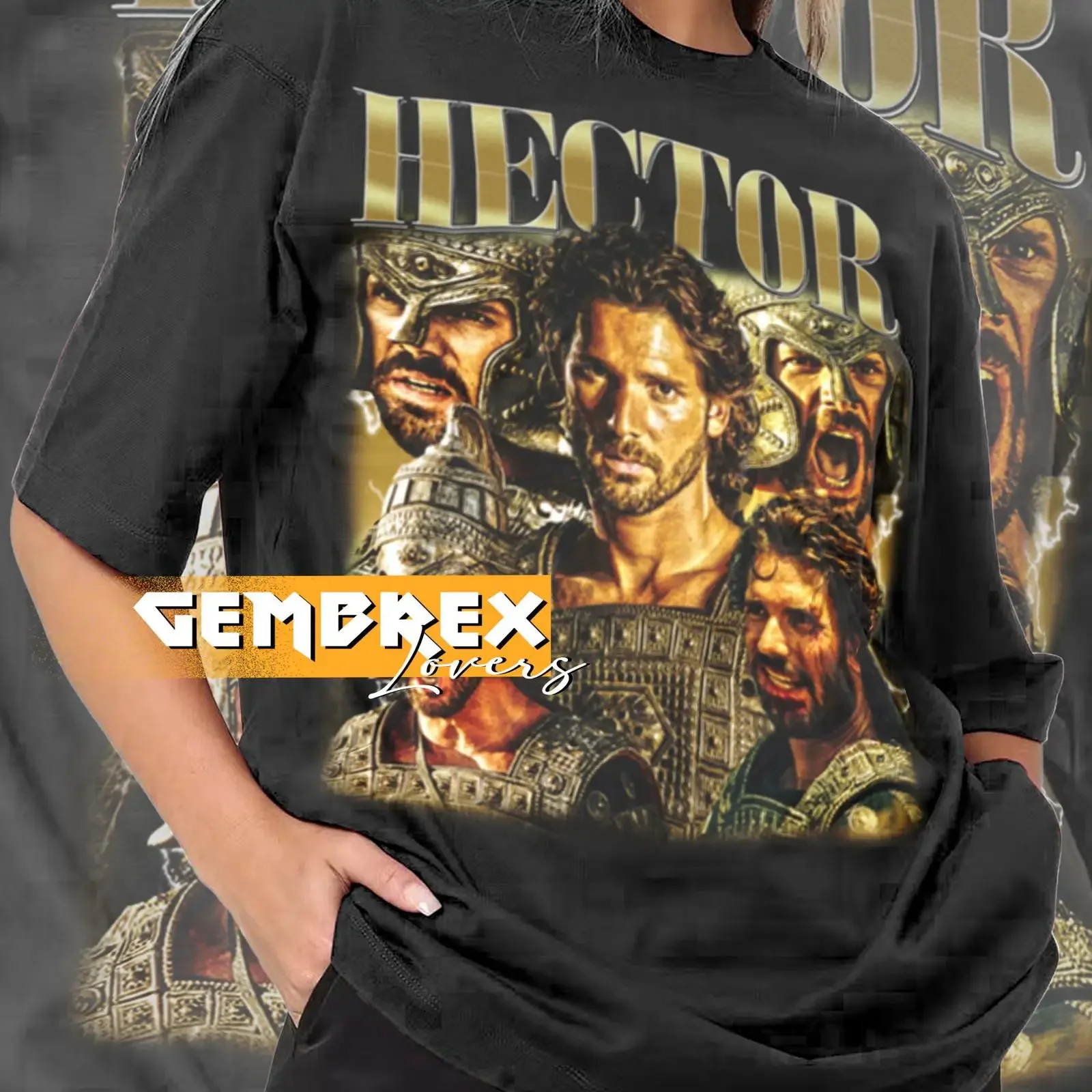 Vintage Hector shirt 90s y2k unisex adult clothing DG9 vintage Washed Stretched Versatile Casual Soft Comfortable