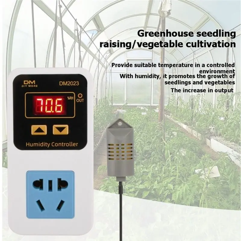 CQMF-DM2023 Digital Humidity Controller US PLUG