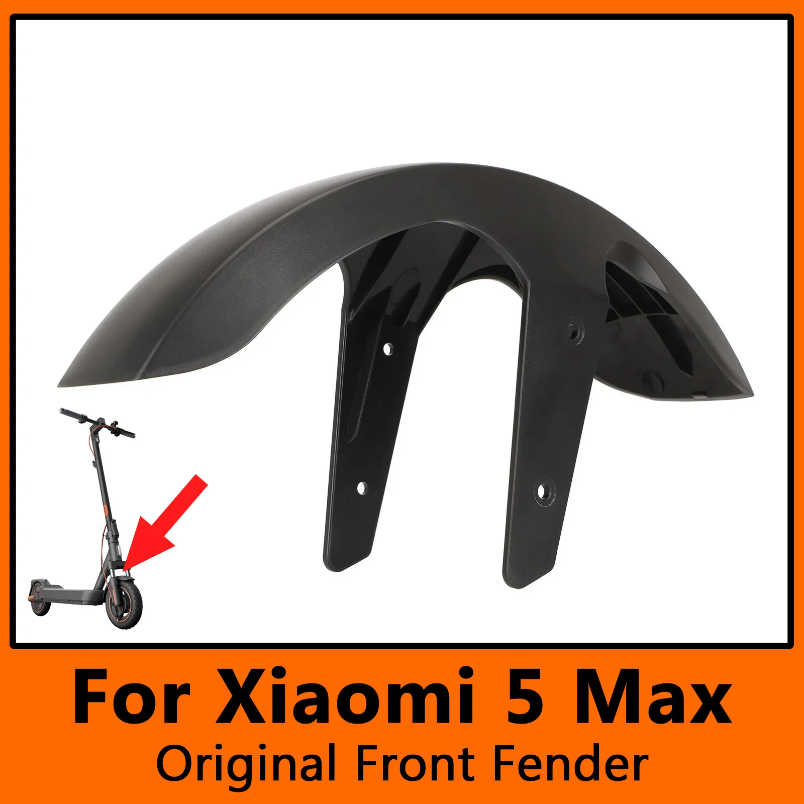 

Оригинальное переднее крыло для электрического скутера Mi 5 Max, брызговик, защита от брызг, передняя шина, брызговик, защитные детали, аксессуары