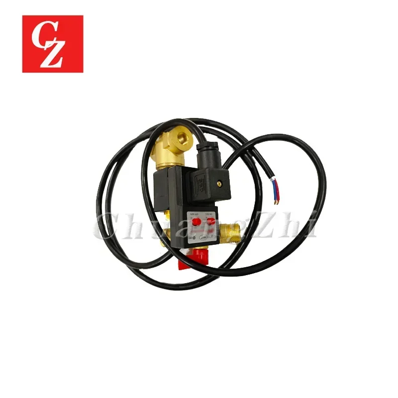 37995909 Electric Timer Auto Drain Water Valve 1/4NPT AC220V For Ingersoll Rand Compressor Parts