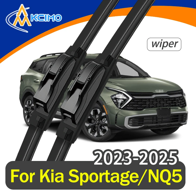 

For Kia Sportage/NQ5 2023-2025 Wiper Front Wiper Blades 2pcs HD Quiet Durable Automotive Wiper Windshield Windscreen Accessories