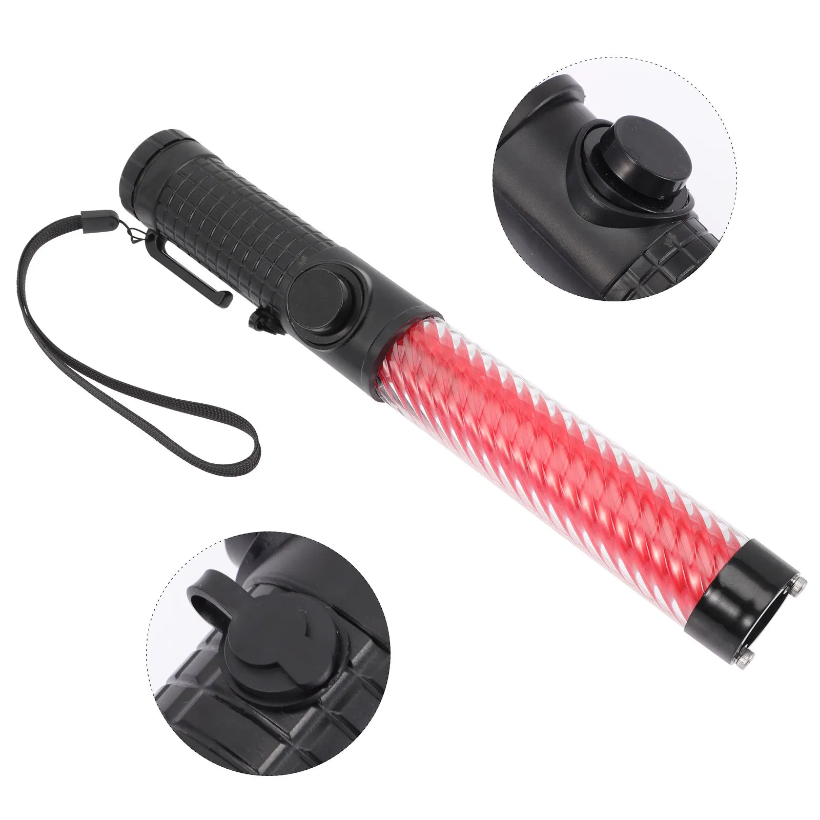 

LED Glow Stick Traffic Wand Portable Bright Flashing Safety Light for Emergency Parking Construction Traffic Wand