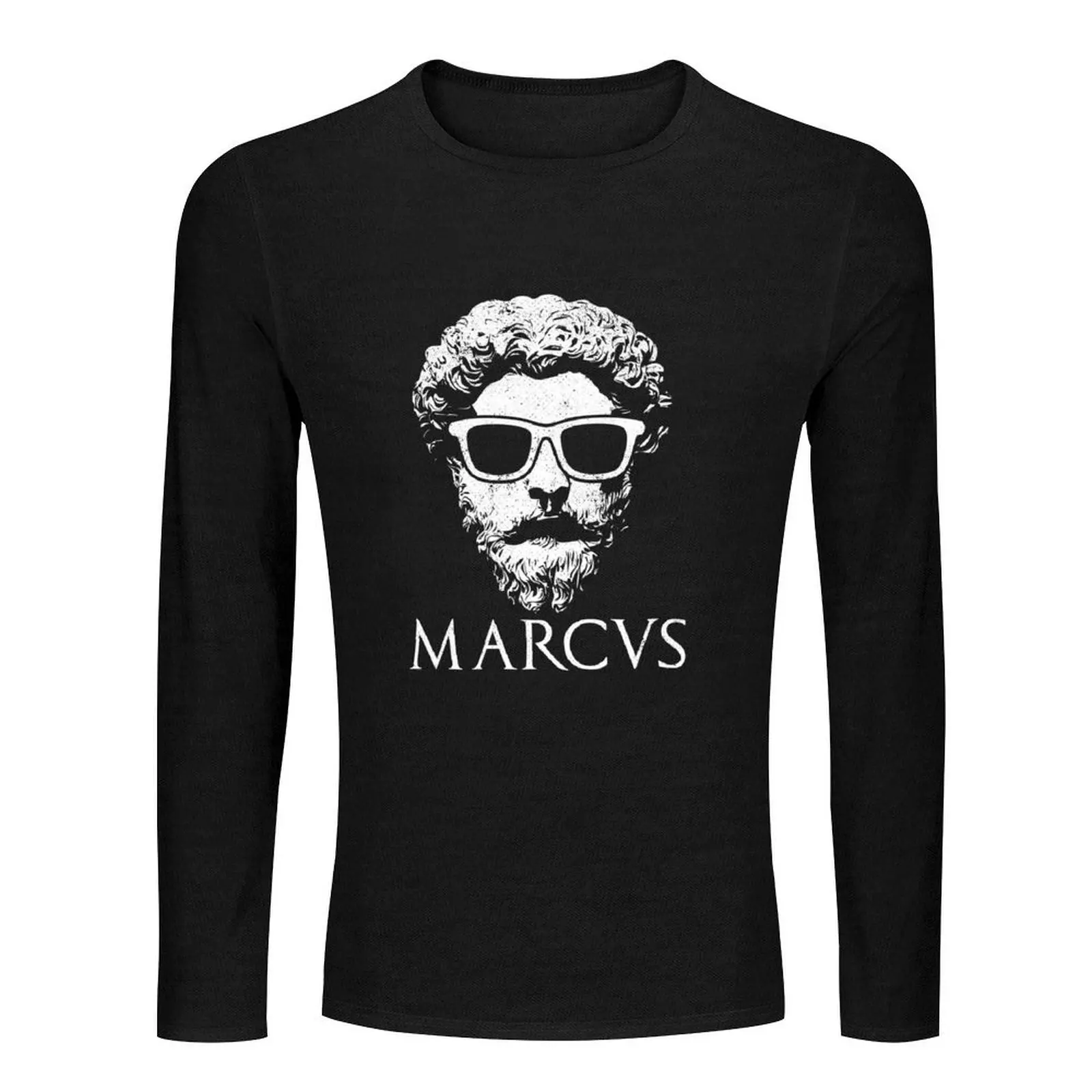 Stoicism Philosopher King Marcus Aurelius Tshirt Long T-Shirt boys animal print shirt tops Anime t-shirt mens cotton t shirts