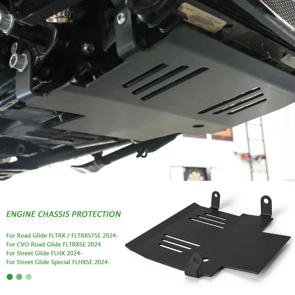 

2024 2025 Motorcycle Engine Protection Device Lower Skid Plate Lower Engine For Road Glide FLTRX FLTRXSTSE Street Glide FLHXSE