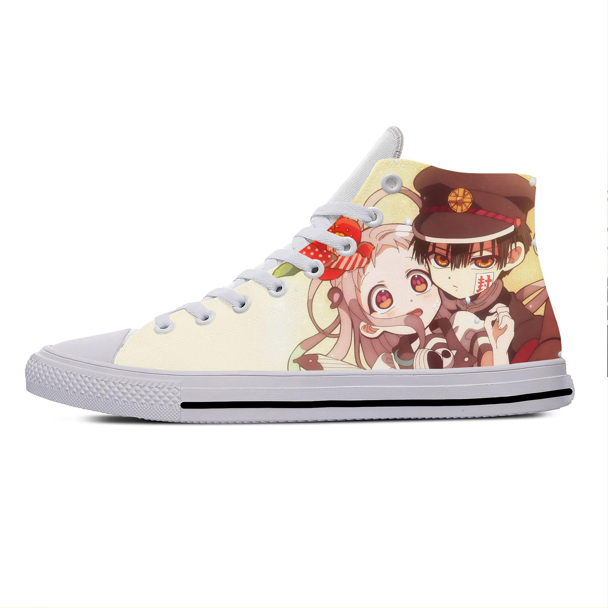 Japanese Anime Manga Toilet Bound Hanako Kun Cute Casual Cloth Shoes High Top Lightweight Breathable 3D Print Men Women Sneakers